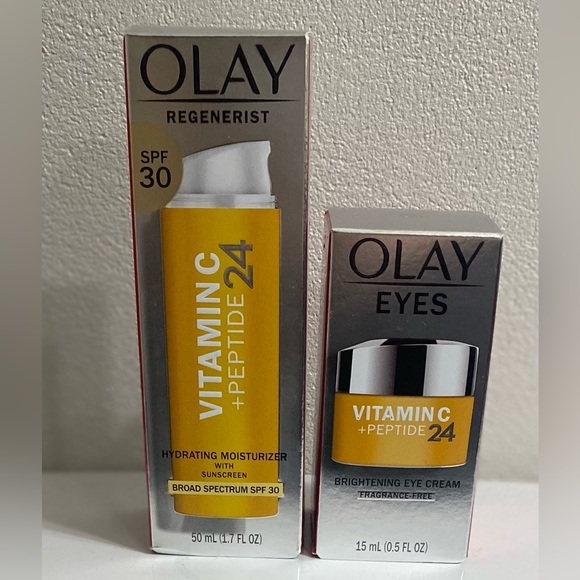 OLAY Other - NEW! OLAY REGENERIST Vitamin C Hydrating Moisturizer & Brightening Eye Cream